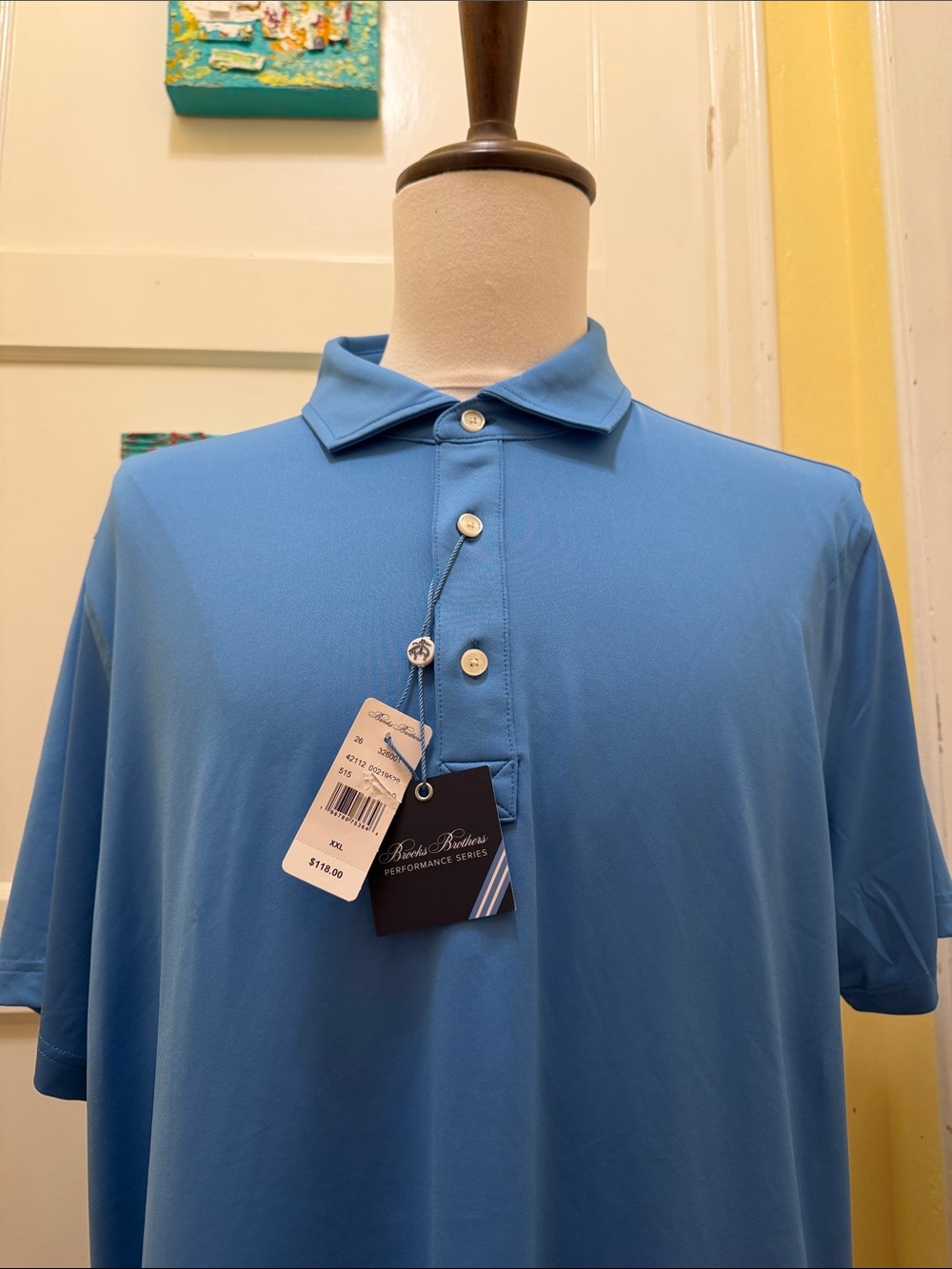 Brooks Brothers Men's Polo Shirt in Sky Blue